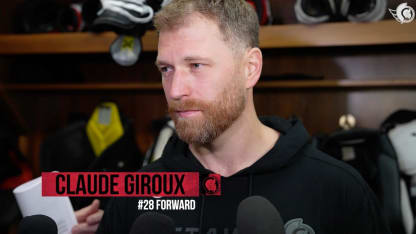 Claude Giroux dispo média avant le match contre PHI