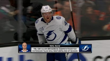 NHL Now: Darren Raddysh extension talk