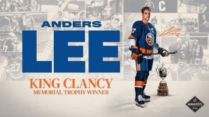 Anders Lee Wins King Clancy
