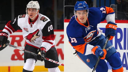 Dylan Strome Mathew Barzal Arizona Coyotes New York Islanders