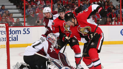 Calvin Pickard NHL Debut October 16, 2014 Ottawa Senators