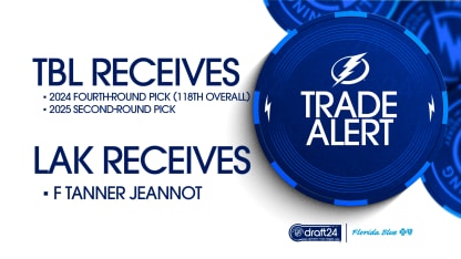 LIGHTNING ACQUIRE TWO DRAFT PICKS FROM LOS ANGELES