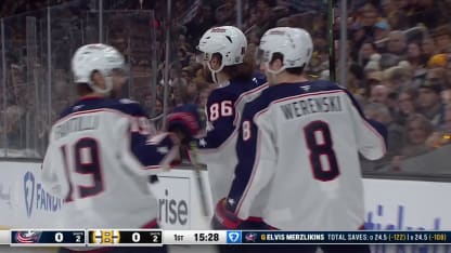 CBJ@BOS: Marchenko scores goal against Joonas Korpisalo