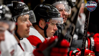 Ondrej Palat #18 of the New Jersey Devils looks on during practice prior to the 2024 NHL Global Series Challenge on October 2, 2024 in Prague