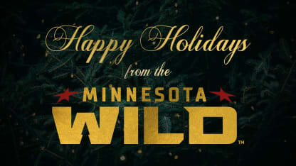 Happy Holidays From the Minnesota Wild!