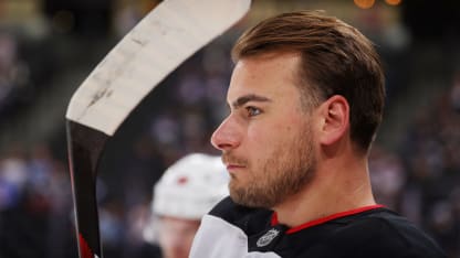 Devils : L'importance de Meier redoublée en l'absence de Hughes