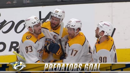 NSH@SJS: Jost scores empty-net goal