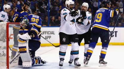 Joel Ward Celebrates