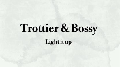Trottier and Bossy Light It Up