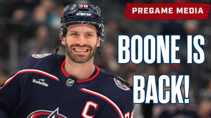 BOONE JENNER IS BACK! | Pregame Media