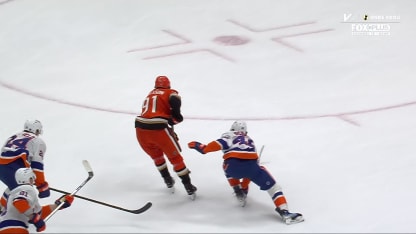 NYI@ANA: Gauthier scores goal against David Rittich