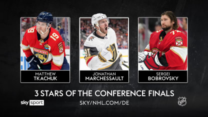 NHL.com/de und Sky Sports ernennen Three Stars vom Conference Finale