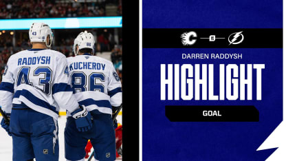 TBL at CGY | Raddysh's one-timer trims the deficit