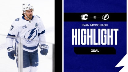 TBL at CGY | McDonagh fires one home through traffic