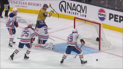 EDM@VGK: Stone scores goal against Calvin Pickard