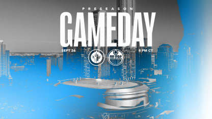 Game Information: September 26 Winnipeg Jets at Edmonton Oilers