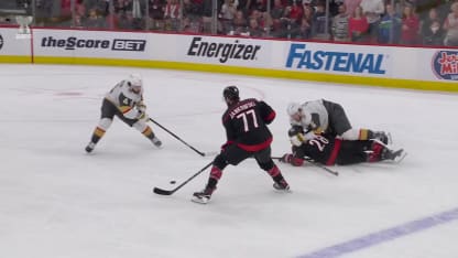 VGK@CAR: Jankowski scores goal against Carter Hart