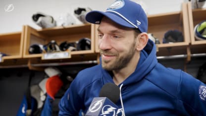 Zemgus Girgensons | Pregame at Florida Panthers