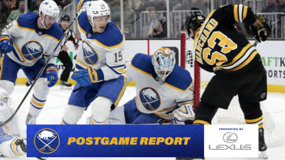 20230302 Sabres Bruins Luukkonen Postgame Report Overlay Mediawall