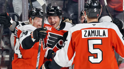 Ráfaga goleadora de los Flyers 