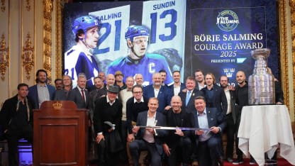 Mats Sundin tilldelas Börje Salming Courage Award