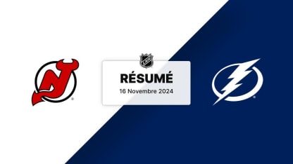 NJD vs TBL | Résumé 16/11/24