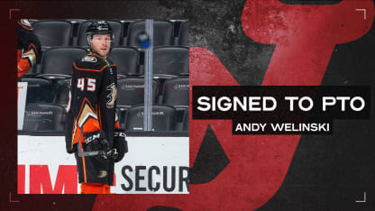 Welinski Signs PTO with Devils | RELEASE 9.16.24