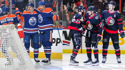 Leon Draisaitl und Tim Stuetzle fuehren zwei der besten Reihen an