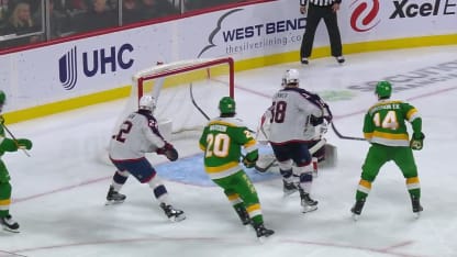 Brodin scores from the high slot