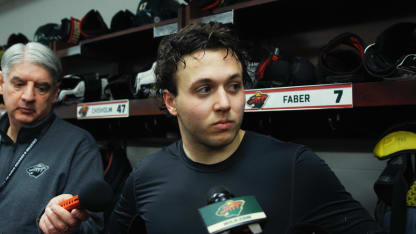 Faber Postgame vs Edmonton 12/12