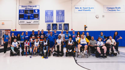 Viscardi Students and Isles Staff and Players Compete for the Cougar Cup