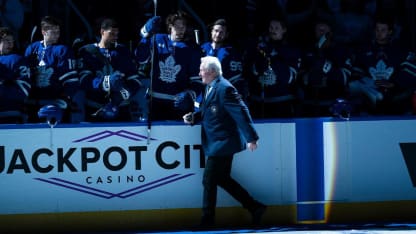 Maple Leafs celebrate Sittler