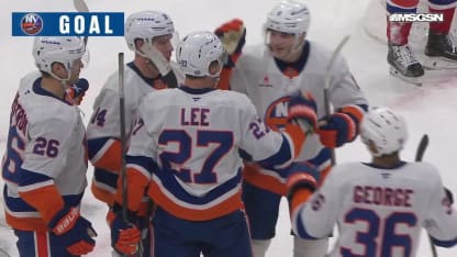 NYI@MTL: Lee scores goal against Samuel Montembeault