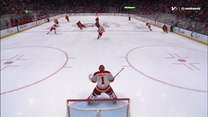 CGY@ANA: Gauthier scores goal against Devin Cooley