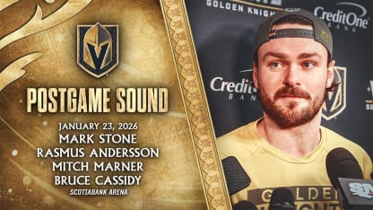 🎥 POSTGAME SOUND: Stone, Andersson, Marner & Cassidy