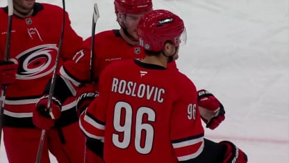 COL@CAR: Roslovic scores goal against Scott Wedgewood