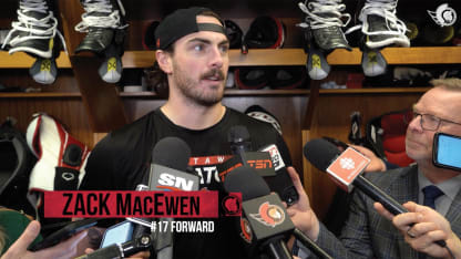 Zack MacEwen Postgame Media vs LAK