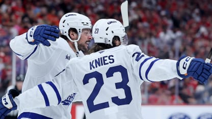Knies strikes first