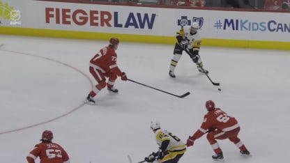 PIT@DET: Rust scores goal against John Gibson