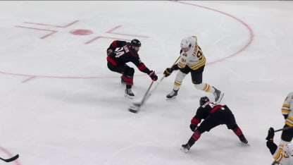 BOS@CAR: Geekie scores goal against Brandon Bussi