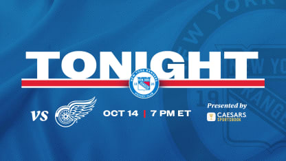 Rangers vs. Red Wings: Pregame Notes | 10.14.24