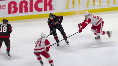 DET@OTT: Tkachuk marque un but contre John Gibson