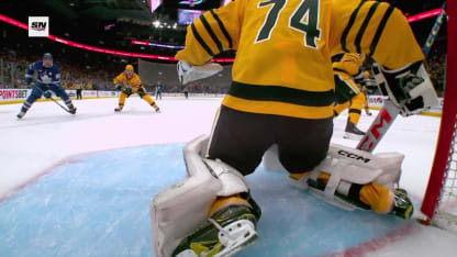 PIT@TOR: Maccelli scores goal against Stuart Skinner