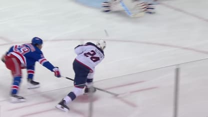 CBJ@NYR: Olivier scores goal against Igor Shesterkin