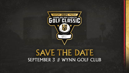 Vegas Golden Knights to Host 2024 VGK Golf Classic on Tuesday, Sept. 3