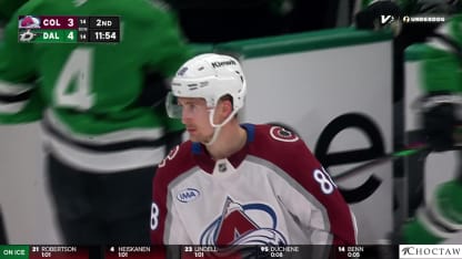 COL@DAL: Necas scores goal against Jake Oettinger