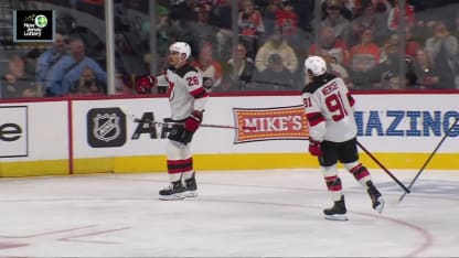 Timo Meier with a Powerplay Goal vs. Philadelphia Flyers