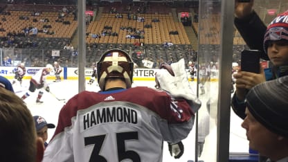 warmup pregame Andrew Hammond Toronto Maple Leafs 2018 January 22