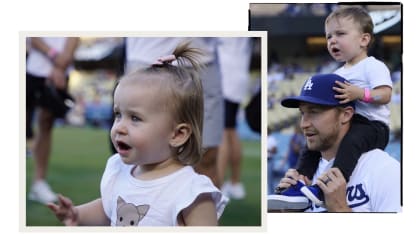 Trevor Lewis Kids Dodgers Game