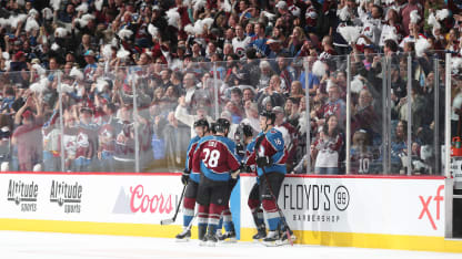 Goal Win Pom Poms Calgary Flames 2019 Stanley Cup Playoffs Playoffs Postseason Round 1 Game 3